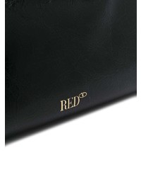 Cartable en cuir noir et blanc RED Valentino