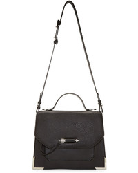 Cartable en cuir noir Mackage