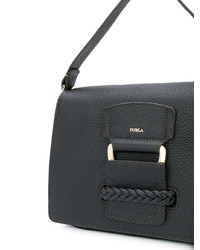 Cartable en cuir noir Furla