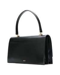 Cartable en cuir noir N°21