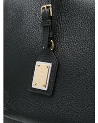 Cartable en cuir noir Dolce & Gabbana