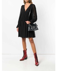 Cartable en cuir orné noir Givenchy