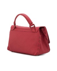 Cartable en cuir rouge Zanellato