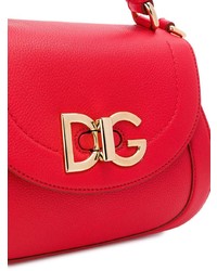 Cartable en cuir rouge Dolce & Gabbana