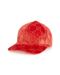 Casquette brodée rouge