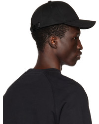 Casquette de base-ball à rayures horizontales noire Ps By Paul Smith