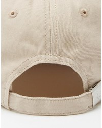 Casquette de base-ball beige Fred Perry