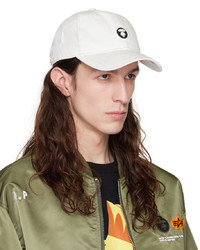 Casquette de base-ball beige AAPE BY A BATHING APE