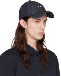 Casquette de base-ball bleu clair A.P.C.