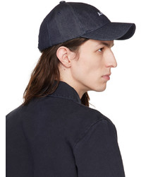 Casquette de base-ball bleu clair A.P.C.