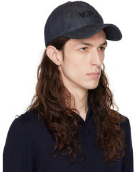 Casquette de base-ball bleu clair A.P.C.