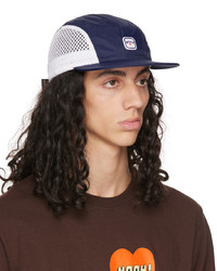 Casquette de base-ball bleu marine et blanc Noah