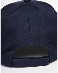 Casquette de base-ball bleu marine Reclaimed Vintage