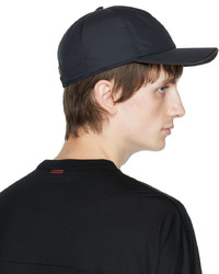 Casquette de base-ball bleu marine Zegna