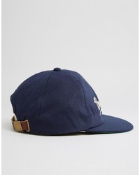 Casquette de base-ball bleu marine Brixton