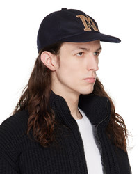 Casquette de base-ball bleu marine Moncler