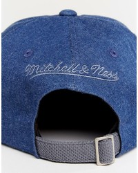 Casquette de base-ball bleue Mitchell & Ness