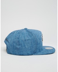 Casquette de base-ball bleue Mitchell & Ness