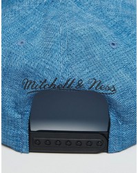 Casquette de base-ball bleue Mitchell & Ness