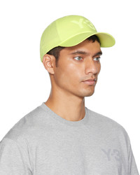 Casquette de base-ball chartreuse Y-3