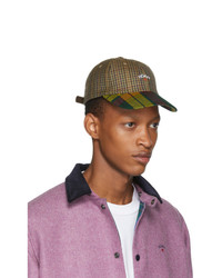 Casquette de base-ball en pied-de-poule tabac Noah NYC