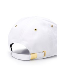 Casquette de base-ball imprimée blanche VERSACE JEANS COUTURE