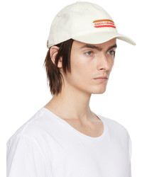 Casquette de base-ball imprimée blanche PACO RABANNE