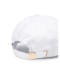 Casquette de base-ball imprimée blanche VERSACE JEANS COUTURE