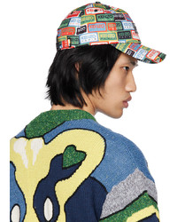 Casquette de base-ball imprimée multicolore Kenzo