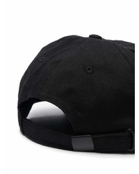 Casquette de base-ball imprimée noire et blanche VERSACE JEANS COUTURE