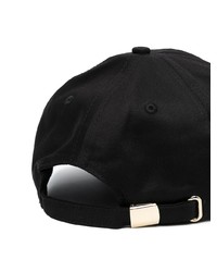 Casquette de base-ball imprimée noire et blanche VERSACE JEANS COUTURE