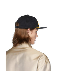 Casquette de base-ball imprimée noire Rhude