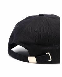 Casquette de base-ball imprimée noire VERSACE JEANS COUTURE