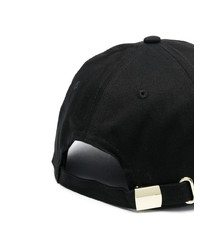 Casquette de base-ball imprimée noire VERSACE JEANS COUTURE