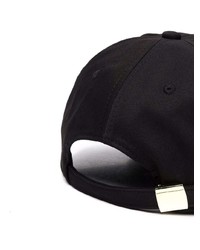 Casquette de base-ball imprimée noire VERSACE JEANS COUTURE