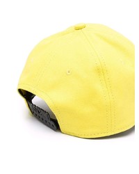 Casquette de base-ball jaune Moschino