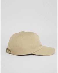 Casquette de base-ball marron clair HUF