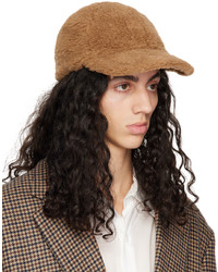 Casquette de base-ball marron Max Mara