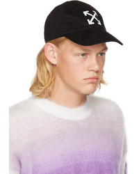 Casquette de base-ball noire et blanche Off-White