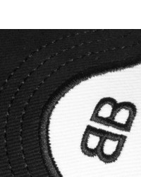 Casquette de base-ball noire et blanche Balenciaga