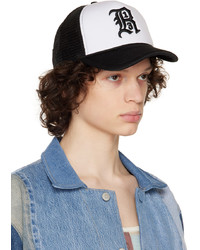 Casquette de base-ball noire et blanche R13