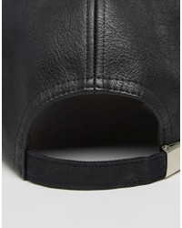 Casquette de base-ball noire Asos