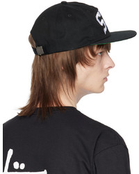 Casquette de base-ball noire Stussy