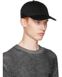 Casquette de base-ball noire Moncler