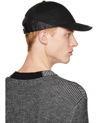 Casquette de base-ball noire Moncler