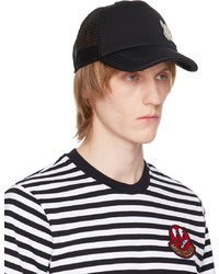 Casquette de base-ball noire Moncler