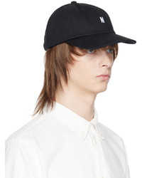 Casquette de base-ball noire Norse Projects