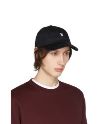 Casquette de base-ball noire Norse Projects