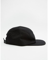 Casquette de base-ball noire Asos