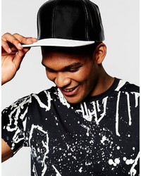 Casquette de base-ball noire Asos